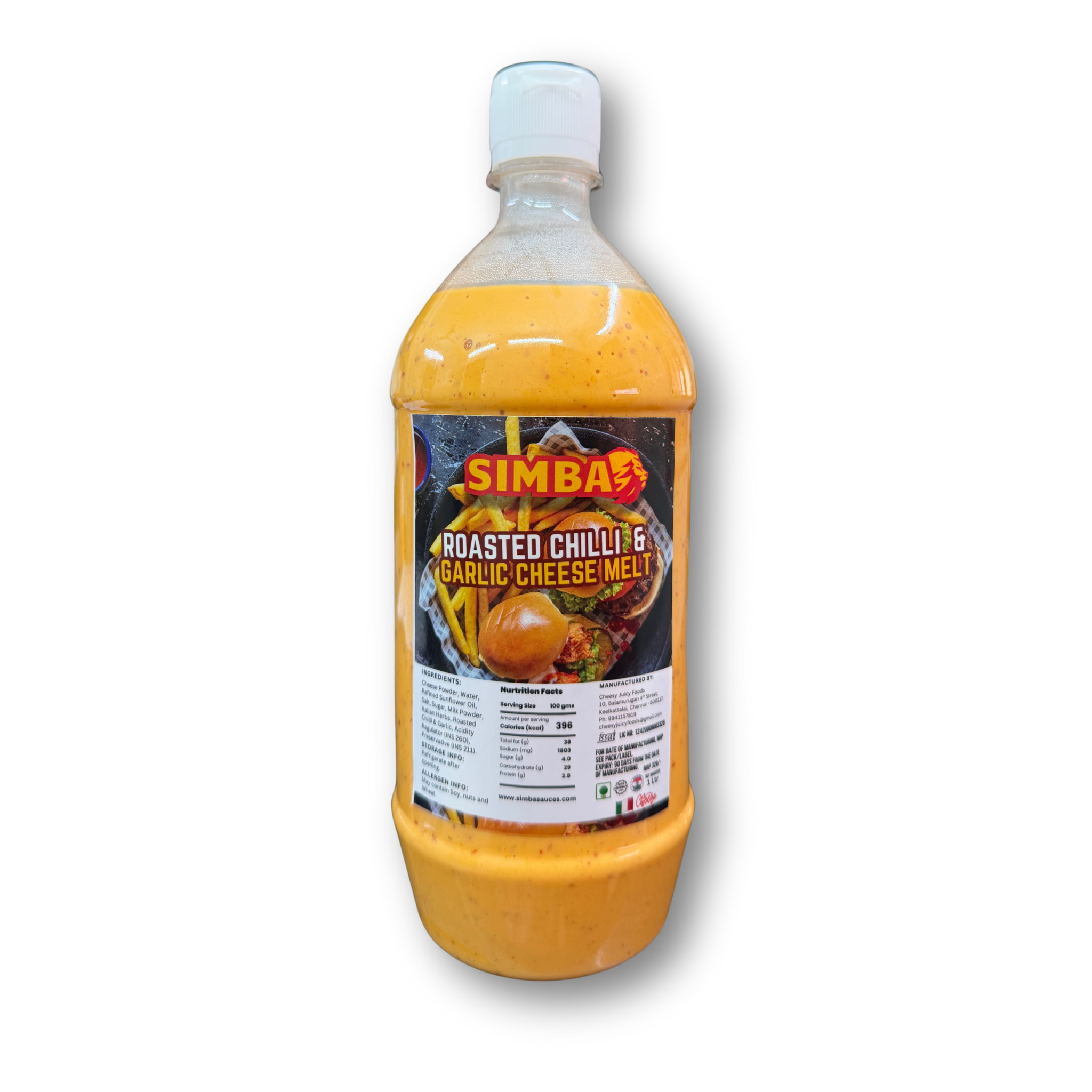 Roasted Chilli Garlic Cheese Melt