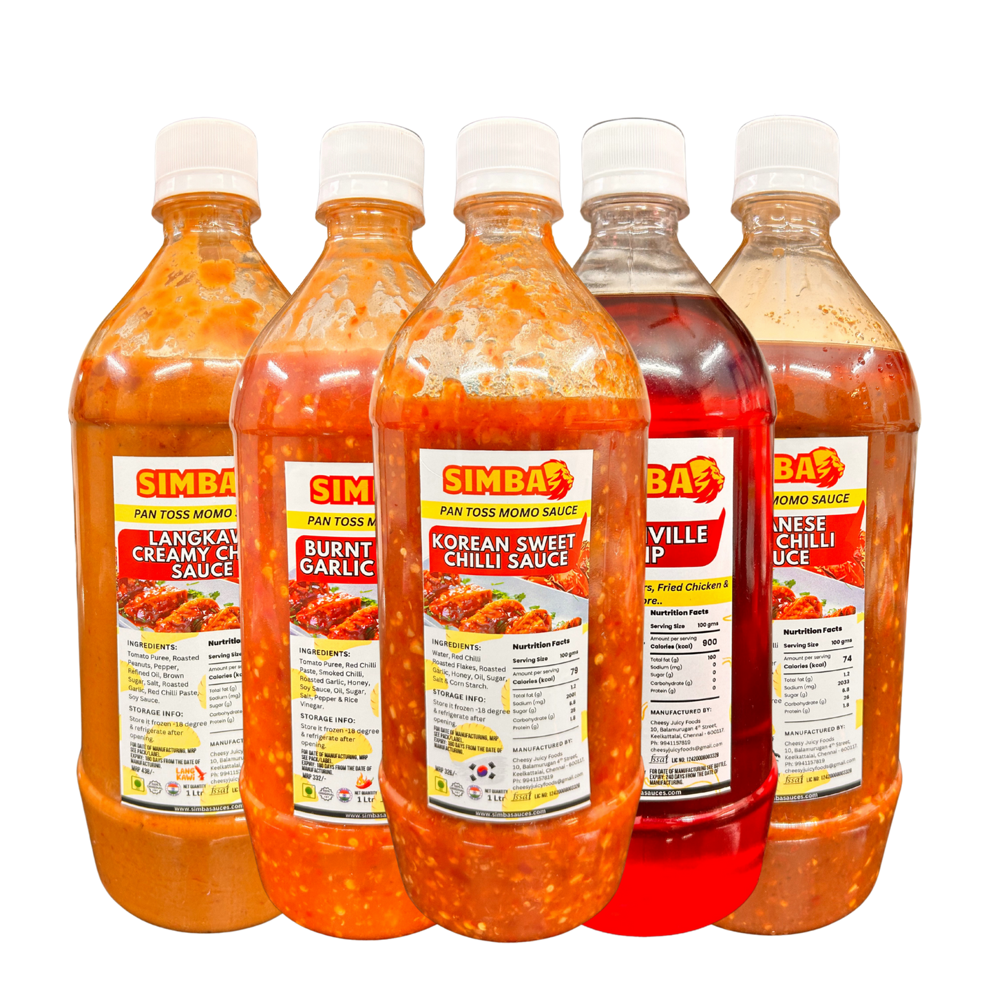 Simba Sauce Sample Trial Pack of 5